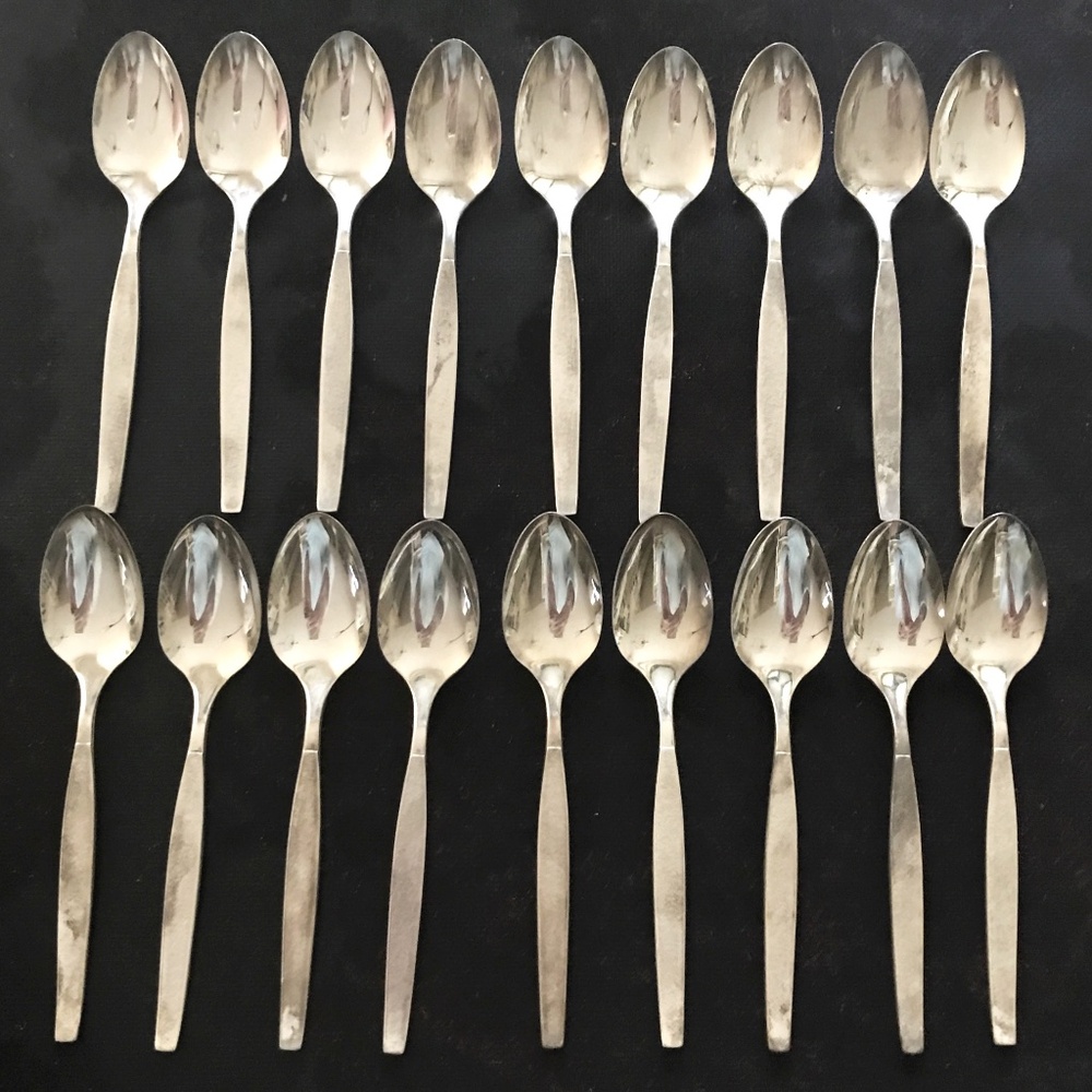 Birks Silver Plate Demitasse Spoon Set